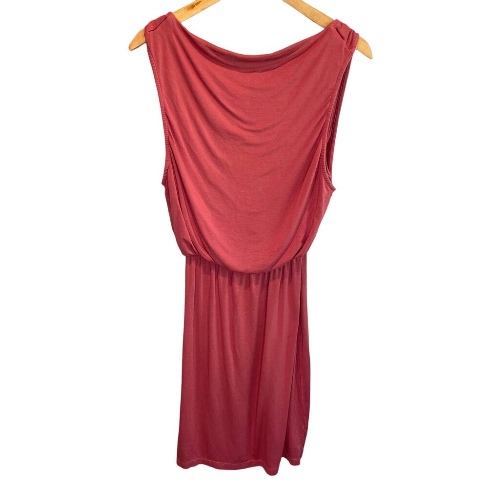 able Pink Jersey Knit Sleeveless Dress - size Medium